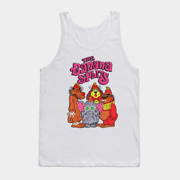 The Banana Splits Tank Top by offsetvinylfilm